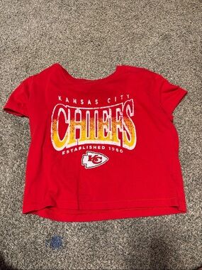 Kansas City Chiefs Women's Red Short Sleeve Tee